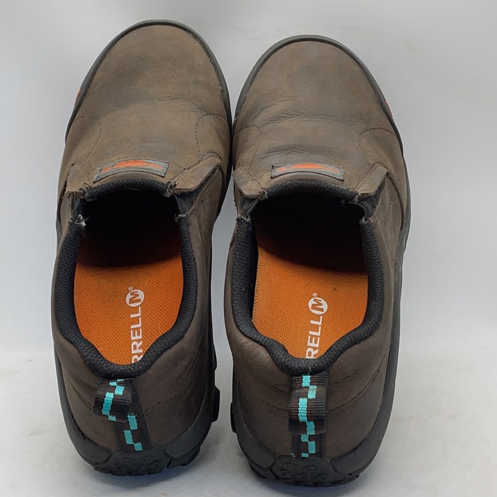 Merrell Jungle Moc Alloy Hard Toe Suede Slip On Work Shoes 9.5 - Picture 3 of 5